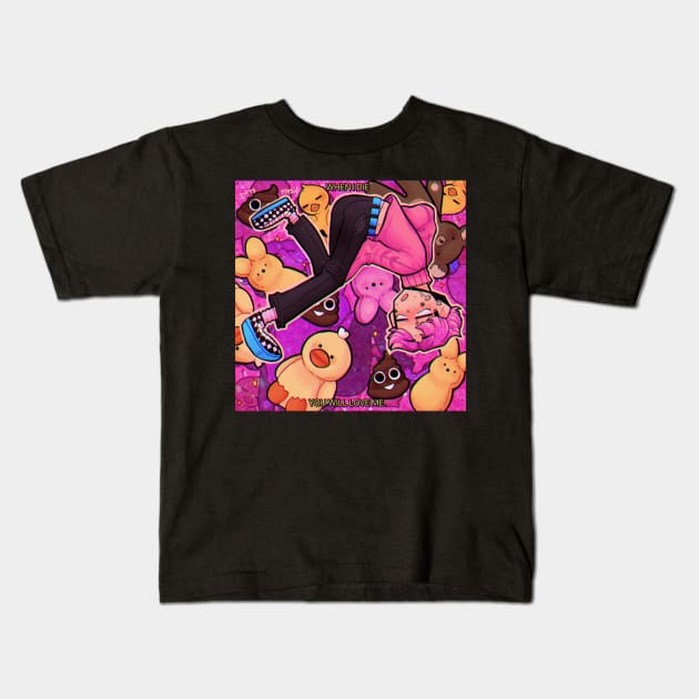 Lil peep Kids T-Shirt by The Dusty Shop